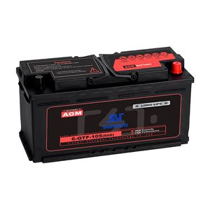 แบตเตอรี่ AGM รุ่น 6-QTF-105(950) 12V 105Ah สำหรับรถยนต์ระบบสตาร์ท-สต็อป - Product Image 2