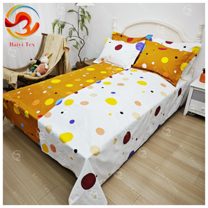 Thị Trường Châu Phi Hoa In Home 2bed Tấm + 2 Gối Set 4Pcs Sợi Nhỏ AB Thiết Kế Bộ Đồ Giường Thiết Lập Tùy Chỉnh Giá Rẻ drap De Thắp Sáng - Product Image 3