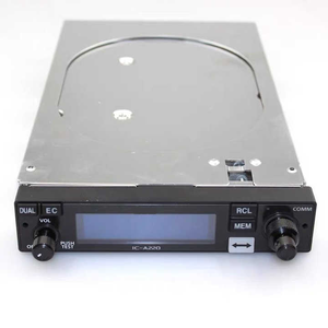 Radio marine IC-A220 à montage sur panneau, VHF, bande aérienne 118-136.992 MHz, <span class=keywords><strong>émetteur</strong></span>-<span class=keywords><strong>récepteur</strong></span> 8W, portée 0-50 km, radio de station de base aérienne - Product Image 3