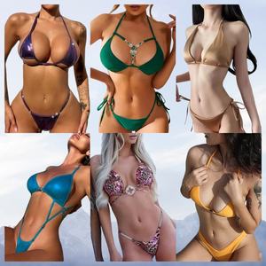 سيدة وفتاة مثير الصيف ملابس السباحة عارضة الجملة النساء الرخيصة في بالة بالجملة للشاطئ أو حمام السباحة - Product Image 1