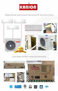 Climatisation multi-split à onduleur CC, unité extérieure de pompe à chaleur, trois unités intérieures, climatisation multi-zones - Product Image 5
