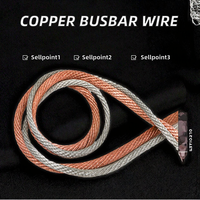 Kupfer-Vollstromschiene Hengfujia Blank Industrieller Direktpreis TJR Modell 1,5/2,5/2,8/3,0mm Durchmesser Hochflexibles Kabel