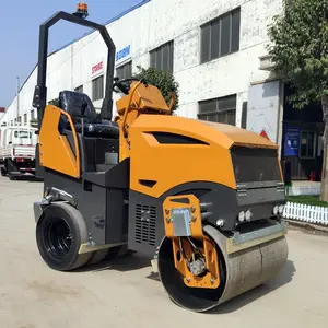 SDBM Storike Road Roller Machinery Mini Walk Behind Single Drum Vibratory Roller Ride On Double Drum Roller Compactor