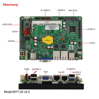 Ordinateur monocarte Maxtang série 35, carte mère SBC de 3,5 pouces avec 2 LAN, mémoire DDR3 DDR4, triple écran, système d'exploitation Windows ou Linux