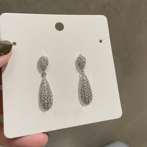 Orecchini a Perno a Forma di Pera in Stile Coreano, Eleganti Orecchini da Sposa a Goccia d'Acqua per Donne, Regalo alla Moda - Product Image 2