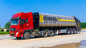 Trung Quốc Kaili 47 bên nén bán Trailer Xe tải rác hoàn toàn kín thùng lớn vệ sinh rác xe tải - Product Image 2