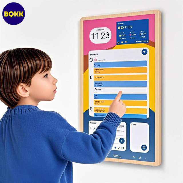 Android Software Wall-Mounted Digital Diary Planner Goodnotes Family Calendar Tablet Touch Screen Video Playback Clock Wifi