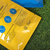 Sac anti-odeur 3.5g Pochette debout Ziplock Emballage alimentaire comestible Sacs en mylar imprimés personnalisés pour bonbons gommeux