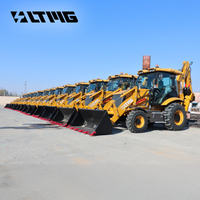 Chargeuse-pelleteuse multifonctionnelle LTMG JCB 3CX 4CX, vente chaude en Chine, vente directe d'usine, moteur EPA diesel, nouvelle chargeuse-pelleteuse 4x4