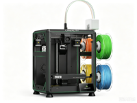 Impresora 3D Creality K2 SE 4C de Alta Velocidad Multicolor con Cambio Automático de Color, CoreXY FDM, para Impresión de Escritorio