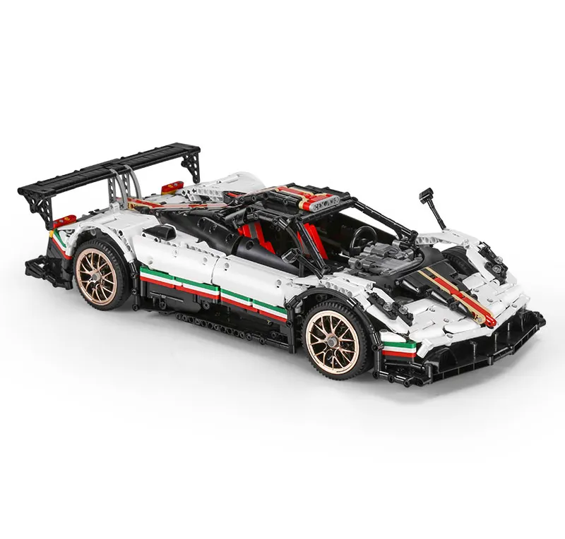 Mold King 13060 Pagani Zonda R Racing Car Block Building Toys plastica MOC Technic Series mattoni da costruzione per bambini regalo di compleanno