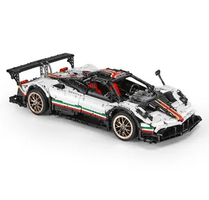 Mould King 13060 Pagani Zonda R Racing Car Block Building Toys Plastic MOC Technic Series building bricks for kids birthday gift