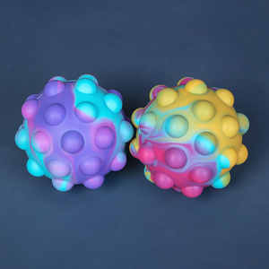 Pelota Antiestrés de Silicona, Juguete Sensorial para Niños de 2 a 4 Años, Unisex, Pelota de Terapia para Apretar, Diseño Colorido - Product Image 3