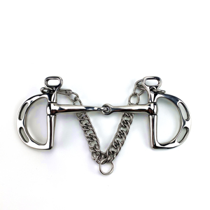 SS Kimberwicke Ngựa Bit với Móc & Curb Chain và Hoặc Ghép Nối Đầu Miệng - Product Image 1