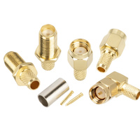 Adaptador Coaxial BNC RF de Cobre Puro, Conector Macho a Hembra, Divisor en Forma de T de 2, 3 y 4 Vías para Comunicación RF