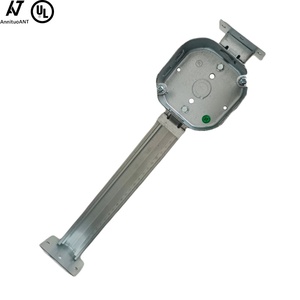 4-inch thép mạ kẽm bát giác kim loại điện Khung hộp cho người hâm mộ trần ánh sáng đồ đạc thiết bị điện tử Thùng dụng cụ - Product Image 1