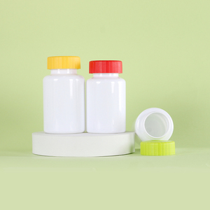 Luxury Customized Capsule Bottle Pharmaceutical Packaging PET <b>Plastic</b> Bottle Pill <b>Jar</b> For Health Products With Colored Screw Cap - Product Image 5