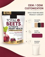 Gummies de Betterave OEM ODM avec CoQ10, Pépins de Raisin et Vitamines B – Complément pour la Santé Cardiaque et la Circulation