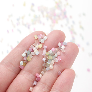 Perles en verre antique, tubes rectangulaires de 3 mm, perles en vrac pour la création de bijoux, printemps 2024, origine Yiwu AC2827 - Product Image 3