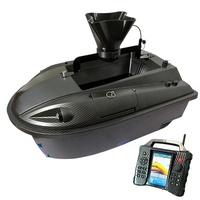 Bateau d'appât de pêche à la carpe télécommandé de 500m avec Sonar GPS caméra sous-marine CCTV détecteur de poisson écho sondeur double batterie 15.6A