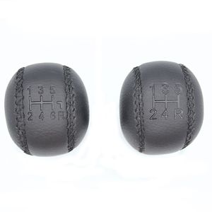 Volvo Car Gear <b>Knob</b> Leather 5 Speed 6 Speed Manual Transmission <b>Shift</b> <b>Knob</b> Black - Product Image 1