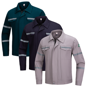 Veste de travail professionnelle en coton haute visibilité pour <span class=keywords><strong>marins</strong></span>, vêtements d'entretien, veste personnalisable avec logo - Product Image 5