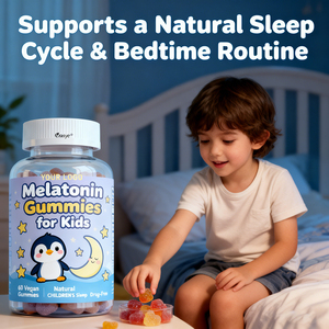 Gomitas de Melatonina Orgánica Personalizables OEM/ODM para Niños y <span class=keywords><strong>Adolescentes</strong></span>, 1 mg, Vitaminas Sin Medicamentos para la Relajación y el Sueño - Product Image 3