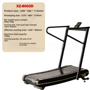 <span class=keywords><strong>Caminadora</strong></span> Mecánica Multifuncional de Plástico Sin Motor, Sin Enchufe, Curva, Sin Asistencia, para Gimnasio y Entrenamiento Deportivo Escolar - Product Image 2