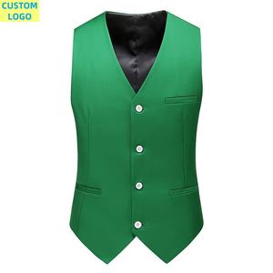 Abito da <span class=keywords><strong>uomo</strong></span> 6XL gilet classico alla moda per abito Casual formale gilet da sposa Plus Size Slim gilet - Product Image 5