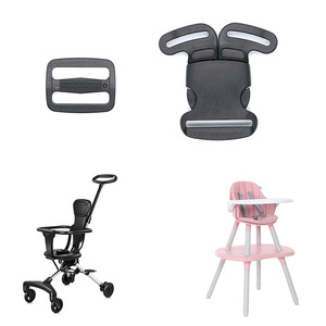 Cierre de Seguridad de Tres Puntos para Silla Alta de Bebé, Cochecito, Triciclo, 26 mm, 38 mm, Cierre de Plástico A108 - Product Image 4