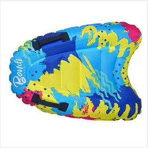 Tabla de Surf Inflable de Camuflaje con Asa, Flotador Inflable para <span class=keywords><strong>Piscina</strong></span>, Tapete de Playa de PVC para Niños en el Mar, 72 x 52 x 15 cm - Product Image 3