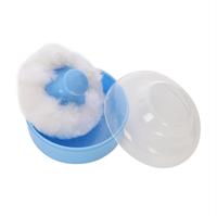 2 pièces Kit de poudre cosmétique pour bébé, boîte éponge conteneur