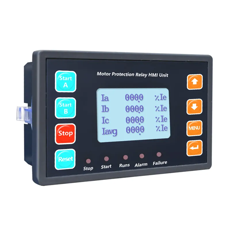 Low Voltage Motor Protector with LCD Display, Motor Protection Relay for Electric Motor