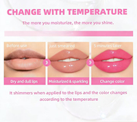 Gloss à lèvres liquide hydratant et repulpant, au design charmant, longue tenue, brillant, avec porte-clés, pour marque privée et logo personnalisé
