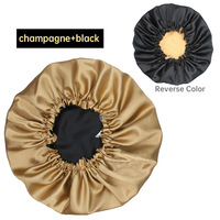 Vente en Gros de Bonnets de Nuit pour Femmes en Satin Soyeux, Personnalisés Grande Taille Multicolores Réversibles Double Couche Élastiques