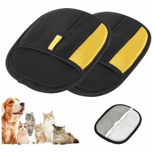 Portable Dog Grooming Electrostatic Hair Removal Gloves Household <b>Pet</b> Grooming <b>Brush</b> Hair Remover for Sofa Bed Clothes - Product Image 1