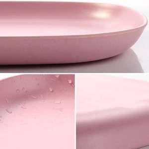 8,9 pulgadas RPET Pratos De Palha De <span class=keywords><strong>Trigo</strong></span> cuadrado paja De <span class=keywords><strong>trigo</strong></span> plato hondo placas De fibra - Product Image 4