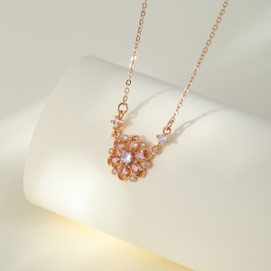 Popolare boutique sei collane di colore all'ingrosso, cubic zirconia commerciante di gioielli - Product Image 3