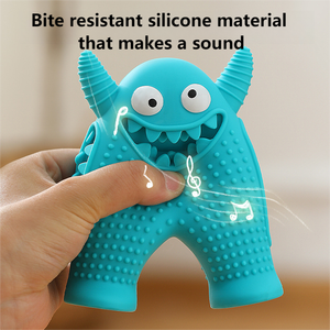 Hot Sale <strong>Silicone</strong> Pet Squeaky Interactive <strong>Dog</strong> Tooth Grinder <strong>Toy</strong> Durable <strong>Dog</strong> Bite Resistant <strong>Dog</strong> Chew <strong>Toy</strong> - Product Image 4