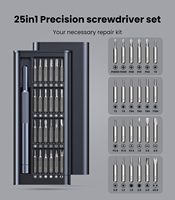 Kit de réparation de téléphone Peaktop 24 en 1, kit de précision de poche, mini embouts de vis magnétiques, tournevis multi-poche