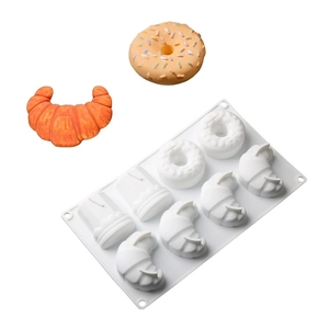 Nuevo Molde de Silicona para Cronuts, Croissants, Donuts y Conos, Multiusos para Postres Franceses, Mousse, Jabones Hechos a Mano, Velas Vertidas y Repostería - Product Image 2