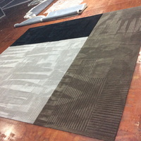 Tapis tufté à la main nordique à pile coupée chinoise tapis fait main tapis et tapis en laine de nouvelle-zélande pour salon