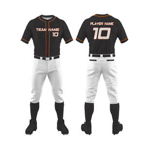 Maillot de baseball personnalisé de qualité supérieure, design sublimé, uniforme de baseball/softball pour jeunes, boutonné, nouvelle qualité supérieure - Product Image 1