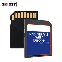 Tarjeta SD de Navegación para Auto SMIOST para Micro Memorial Android, CID para VW Passat EOS RNS 315 Europa