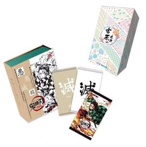 Anime giapponese all'ingrosso carte da gioco ispessite <span class=keywords><strong>TR</strong></span> 3D demone <span class=keywords><strong>Slayer</strong></span> Anime collezione di carte gioco - Product Image 2