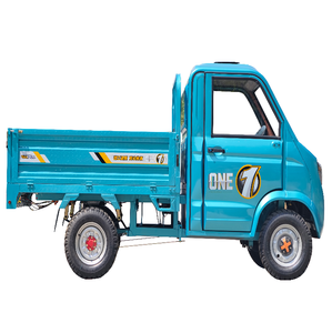 Pick-up électrique chinois, petit mini, 2 places, 4 roues, cabine simple, utilitaire léger, propulsion arrière, sièges en cuir, galerie de toit en métal, caméra arrière - Product Image 5