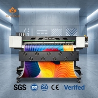 Impresora de Etiquetas de Inyección de Tinta Eco-Solvente Digital NEWIN DX5 Xp600 I3200, 1 Año de Garantía, CMYK, 24 m²/h, Automática, Rollo a Rollo, Flexográfica