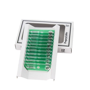 Portaobjetos de bioplástico para que los niños observen pequeñas células vivas, juego de 12 portaobjetos para microscopio. - Product Image 1