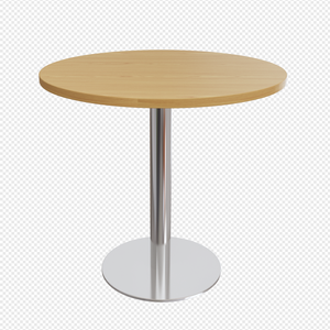 Table et chaises de salle à manger rondes en <span class=keywords><strong>bois</strong></span> modernes avec pieds en métal, 4 places, meubles de maison durables pour restaurant/café - Product Image 2