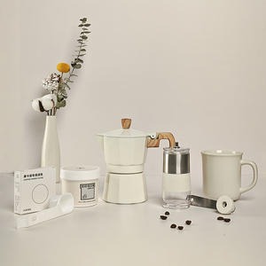 Moka Gift Box Molinillo de mano Moka Coffee Set <span class=keywords><strong>Cafe</strong></span> Gift Box 6PCs Coffee Moka Pot Set - Product Image 3